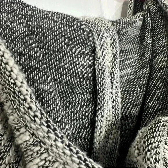 Paper Crane Cardigan Sweater Heathered Grey & White Size Small - Picture 14 of 16